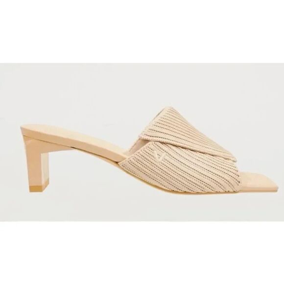 Vivaia Square-Toe Organic Womens Slide Heels - Picture 3 of 10